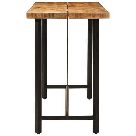 Vidaxl bartafel 180x70x107 cm massief mangohout en ijzer