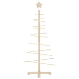 Vidaxl kerstdecoratie kerstboom 125 cm massief grenenhout