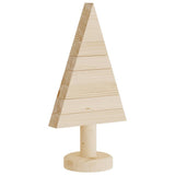 VidaXL Weihnachtsschmuck Weihnachtsbaum 2 Stk. 30 cm massives Kiefernholz