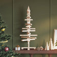 Vidaxl kerstdecoratie kerstboom 90 cm massief grenenhout