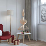 Vidaxx Weihnachtsdekoration Weihnachtsbaum 120 cm aus massivem Kiefernholz