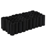 Vidaxl Hundekotbeutel 750 PCs 30x20 cm Polyethylen Schwarz
