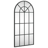 Vidaxx Wandspiegelbogen 40x80 cm Eisen schwarz