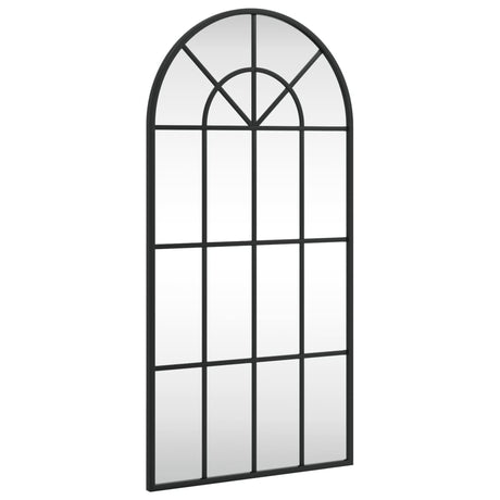 Vidaxx Wandspiegelbogen 40x80 cm Eisen schwarz