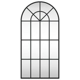 Vidaxx Wandspiegelbogen 40x80 cm Eisen schwarz