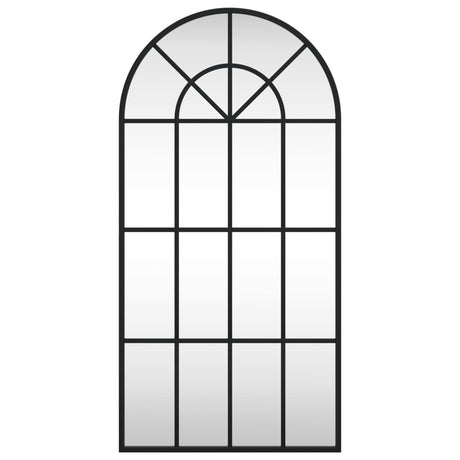 Vidaxx Wandspiegelbogen 40x80 cm Eisen schwarz