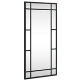 Vidaxx Wandspiegel rechteckig 30x60 cm Eisen schwarz
