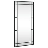 Vidaxx Wandspiegel rechteckig 40x80 cm Eisen schwarz
