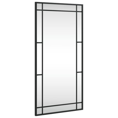 Vidaxx Wandspiegel rechteckig 40x80 cm Eisen schwarz