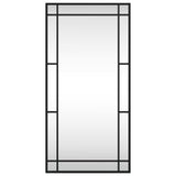 Vidaxx Wandspiegel rechteckig 40x80 cm Eisen schwarz