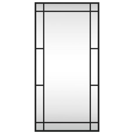 Vidaxx Wandspiegel rechteckig 40x80 cm Eisen schwarz