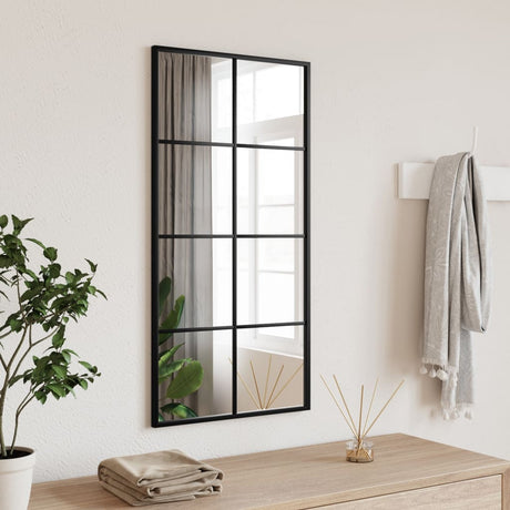 Vidaxx Wandspiegel rechteckig 40x80 cm Eisen schwarz