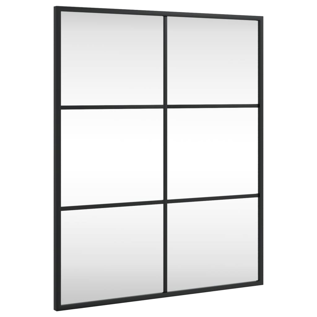 Vidaxx Wandspiegel rechteckig 50x60 cm Eisen schwarz