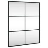 Vidaxx Wandspiegel rechteckig 50x60 cm Eisen schwarz