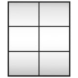 Vidaxx Wandspiegel rechteckig 50x60 cm Eisen schwarz