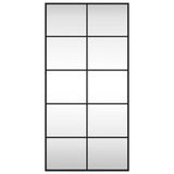 Vidaxx Wandspiegel rechteckig 50x100 cm Eisen schwarz