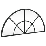 Vidaxx Wandspiegelbogen 60x30 cm Eisen schwarz