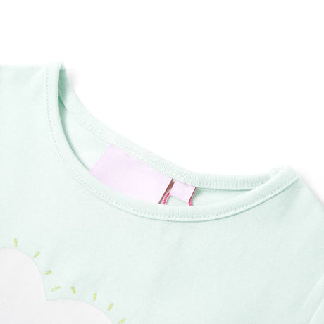 VidaXL Kindershirt 92 hellmint