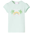 VidaXL Kindershirt 116 helles Mint