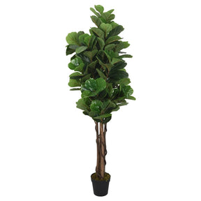 Vidaxx künstlicher Feigenbaum 96 Blätter 80 cm grün