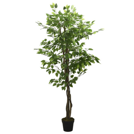 VidaXL Kunstbaum Ficus 756 Blätter 150 cm grün