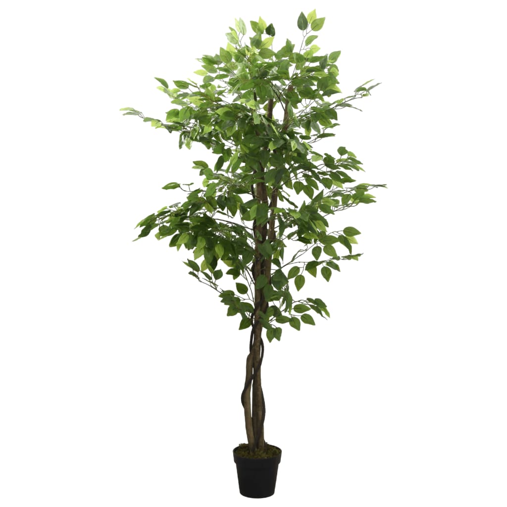 Vidaxl Kunstpflanze Ficus 1008 Blätter 180 cm grün