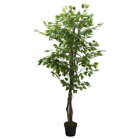 Vidaxl Kunstpflanze Ficus 1008 Blätter 180 cm grün