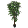 Vidaxx Kunstpflanze Mangobaum 300 Blätter 80 cm grün