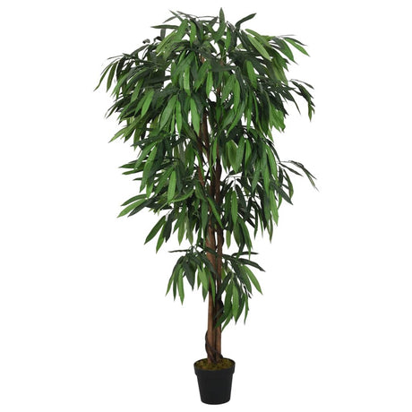 VidaXL Kunstpflanze Mangobaum 1050 Blätter 200 cm Grün