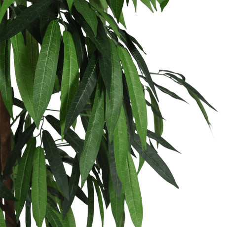 VidaXL Kunstpflanze Mangobaum 1050 Blätter 200 cm Grün