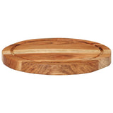 Vidaxl Hakblok Ø 25x2,5 cm fester Akaziahout