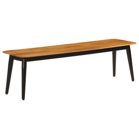 Vidaxl bankje 160x40x45 cm massief mangohout en ijzer