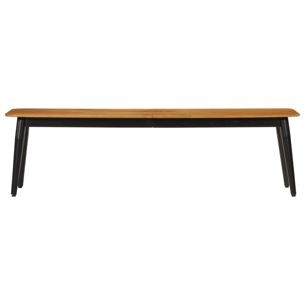 Vidaxl bankje 160x40x45 cm massief mangohout en ijzer