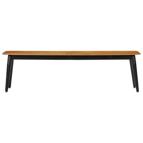 Vidaxl bankje 160x40x45 cm massief mangohout en ijzer