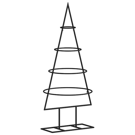 VidaXL Weihnachtsdekoration Weihnachtsbaum 60 cm Metall Schwarz