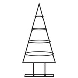 VidaXL Weihnachtsdekoration Weihnachtsbaum 60 cm Metall Schwarz