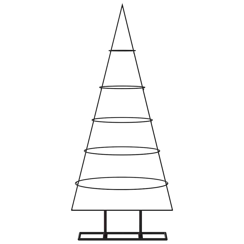 VidaXL Weihnachtsdekoration Weihnachtsbaum 125 cm Metall Schwarz