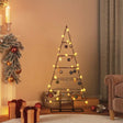 VidaXL Weihnachtsdekoration Weihnachtsbaum 125 cm Metall Schwarz