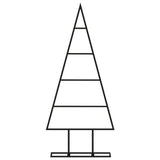 VidaXL Weihnachtsdekoration Weihnachtsbaum 60 cm Metall Schwarz