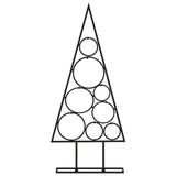VidaXL Weihnachtsdekoration Weihnachtsbaum 60 cm Metall Schwarz