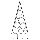 VidaXL Weihnachtsdekoration Weihnachtsbaum 90 cm Metall Schwarz