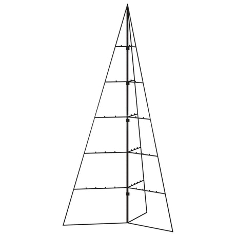 VidaXL Weihnachtsdekoration Weihnachtsbaum 100 cm Metall Schwarz