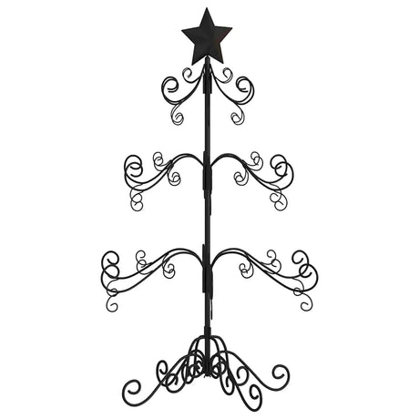 VidaXL Weihnachtsdekoration Weihnachtsbaum 90 cm Metall Schwarz