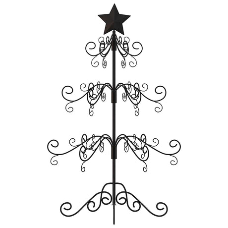 VidaXL Weihnachtsdekoration Weihnachtsbaum 90 cm Metall Schwarz