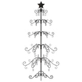 VidaXL Weihnachtsdekoration Weihnachtsbaum 150 cm Metall Schwarz