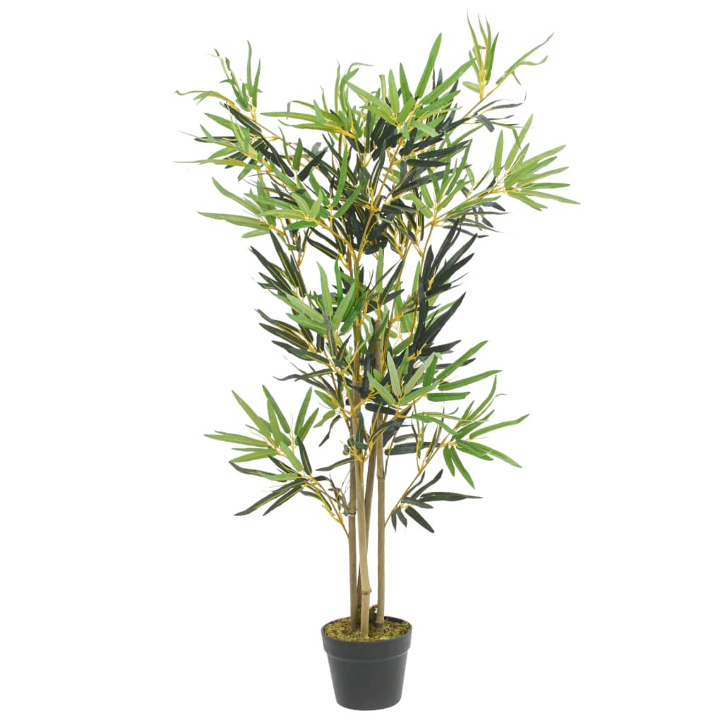 VidaXL Kunstpflanze Bambus 552 Blätter 120 cm grün
