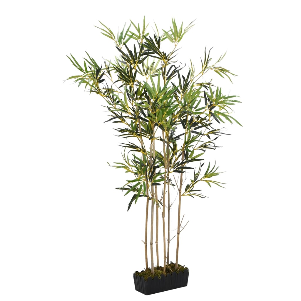 VidaXL Kunstpflanze Bambus 552 Blätter 120 cm grün