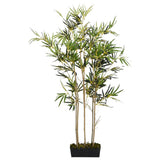 VidaXL Kunstpflanze Bambus 552 Blätter 120 cm grün