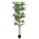 Vidaxx Kunstpflanze Bambus 1216 Blätter 180 cm grün