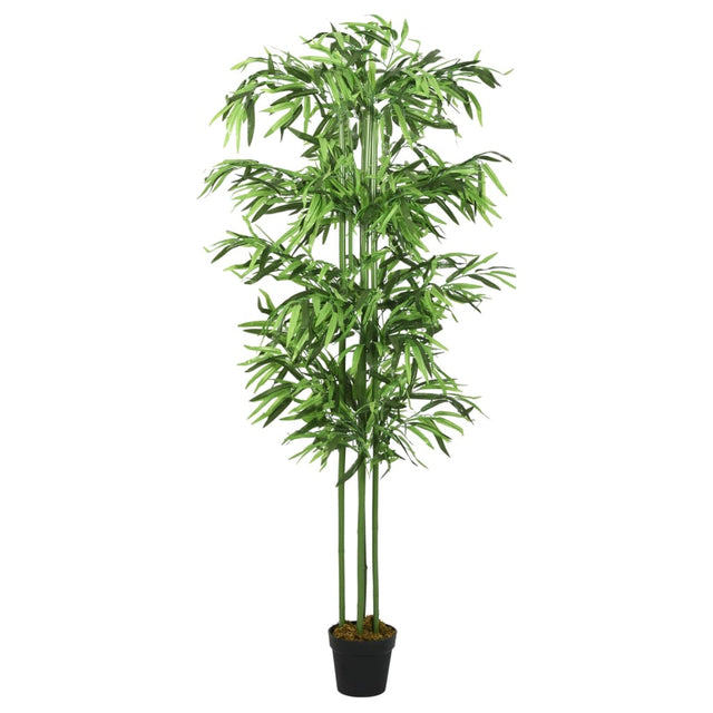 VidaXL Kunstpflanze Bambus 240 Blätter 80 cm grün